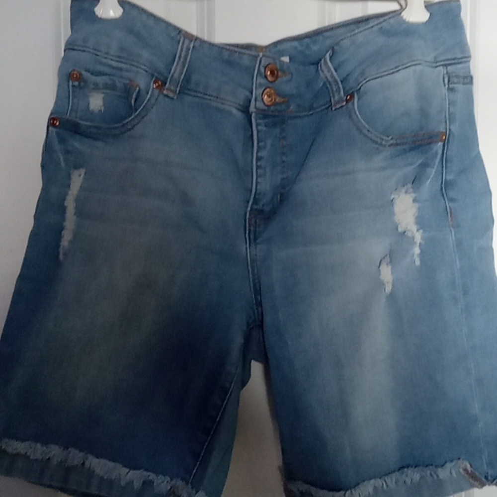 Classic Blue Denim Women's Jean Shorts